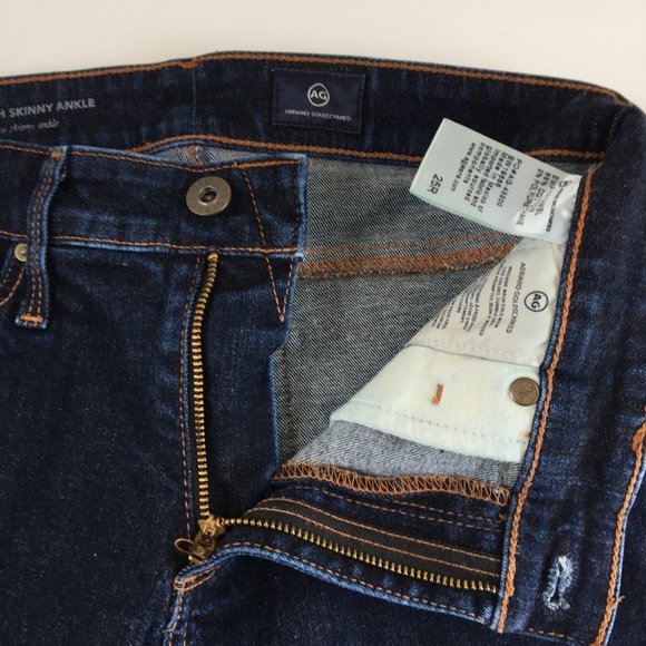Ag Adriano Goldschmied FARRAH High Rise Skinny Ankle Jeans 25 - Picture 3 of 10